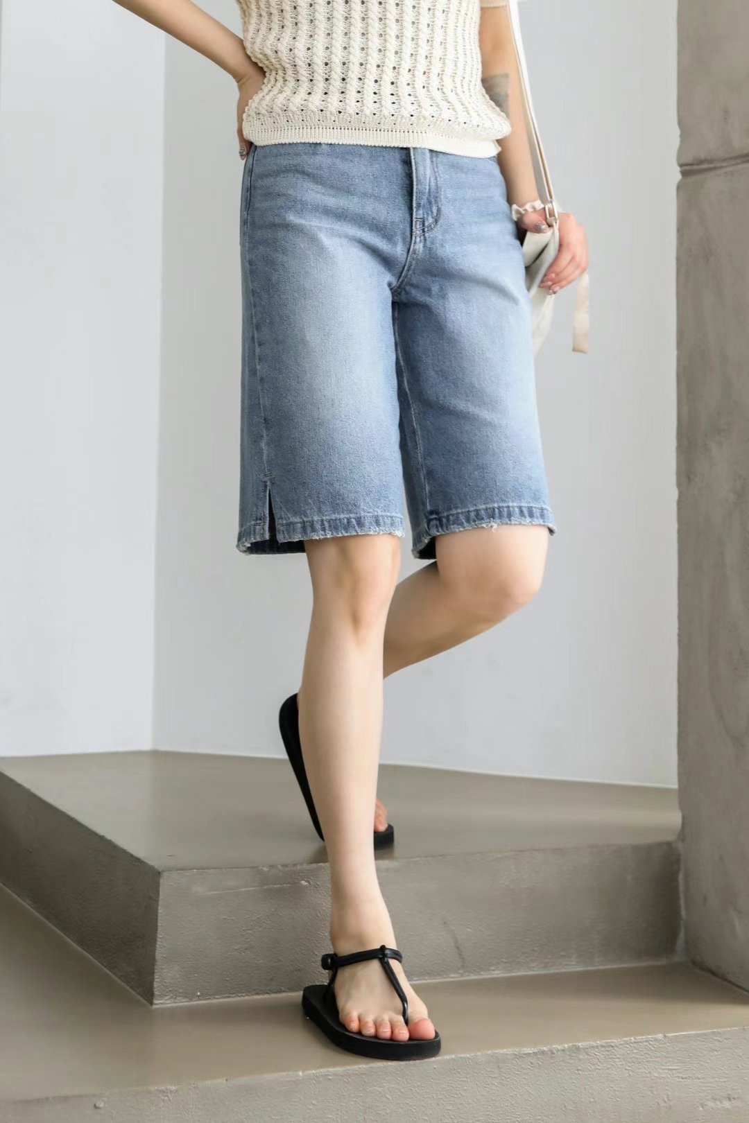 FLY DENIM韓國直郵女裝新品職業推薦時尚人氣真品熱賣短褲FLY DENIM短褲