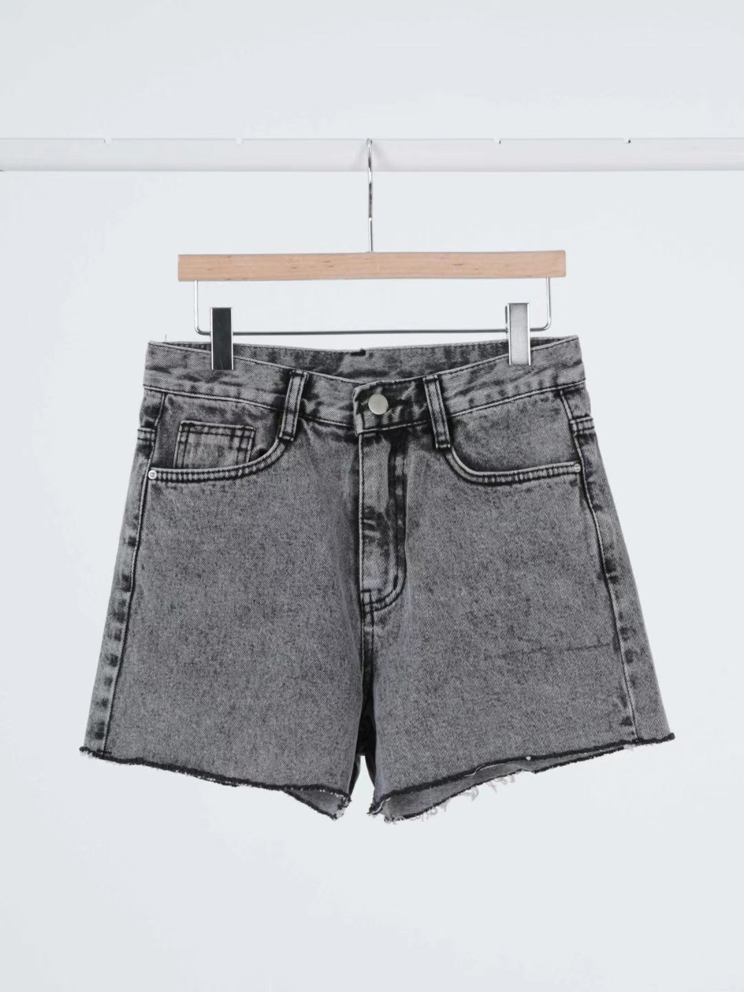 FLY DENIM韓國直郵東大門實拍女裝新款24春夏推薦人氣短褲FLY DENIM短褲