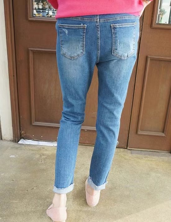 FLY DENIM直郵韓國代購女裝新品熱賣休閑時尚真品人氣牛仔褲FLY DENIM牛仔褲