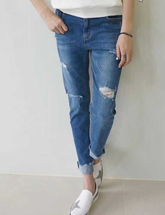 FLY DENIM直郵韓國代購女裝新品熱賣休閑時尚真品人氣牛仔褲FLY DENIM牛仔褲