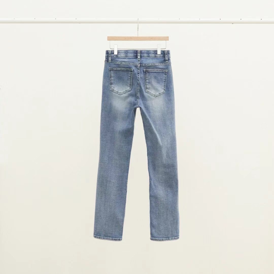 FLY DENIM韓國直郵東大門實拍女裝新款人氣時尚職業牛仔褲FLY DENIM牛仔褲