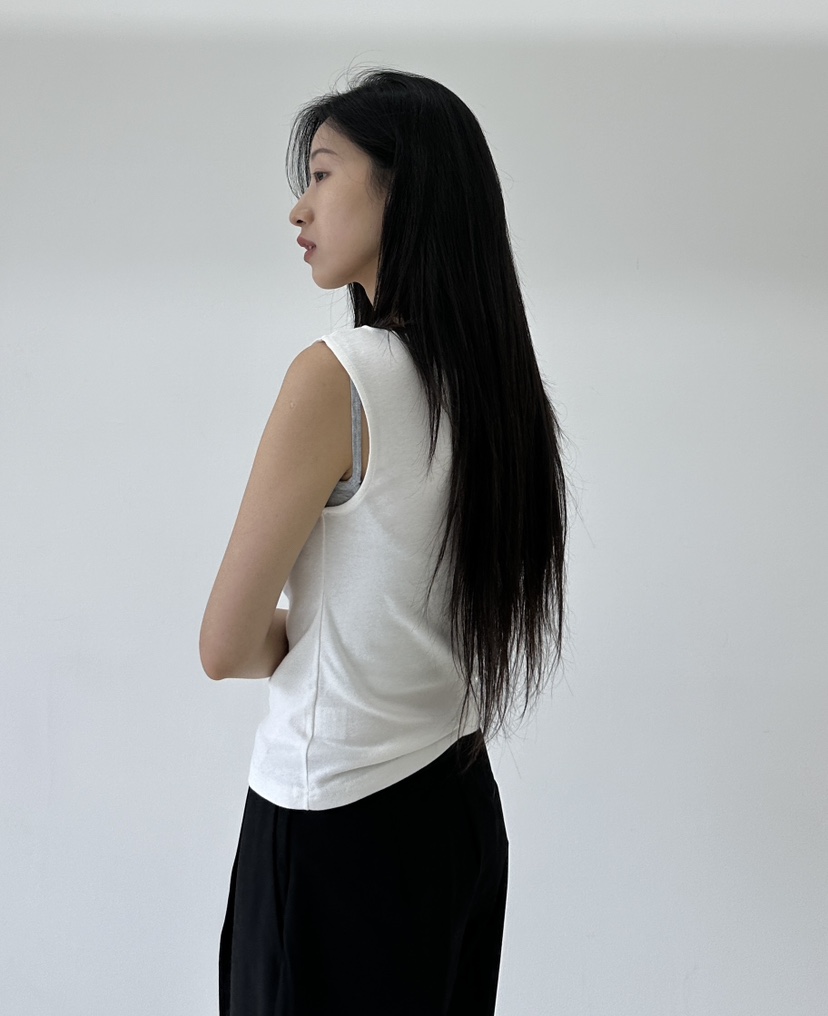 A.VER直郵韓國代購女裝新款休閑熱賣真品24春夏吊帶背心A.VER吊帶/背心