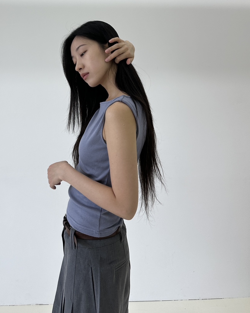 A.VER直郵韓國代購女裝新款休閑熱賣真品24春夏吊帶背心A.VER吊帶/背心