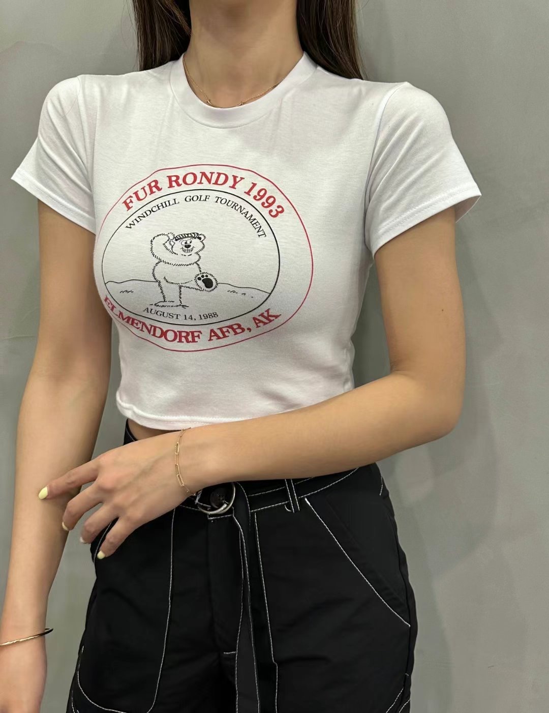 AWESOME直郵韓國代購女士新品熱賣推薦人氣時尚真品休閑T恤AWESOME-TB1T恤圖色2