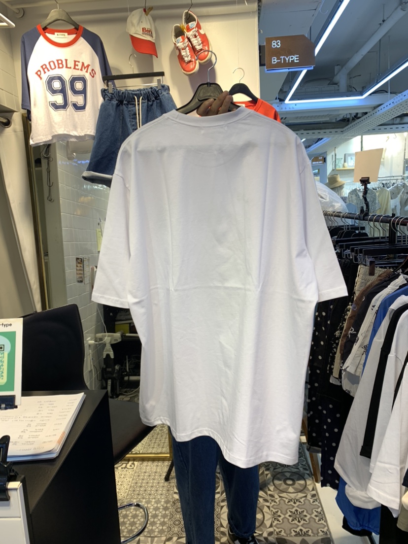 B-TYPE韓國直郵東大門代購女裝新品休閑推薦24春夏職業T恤B-TYPET恤