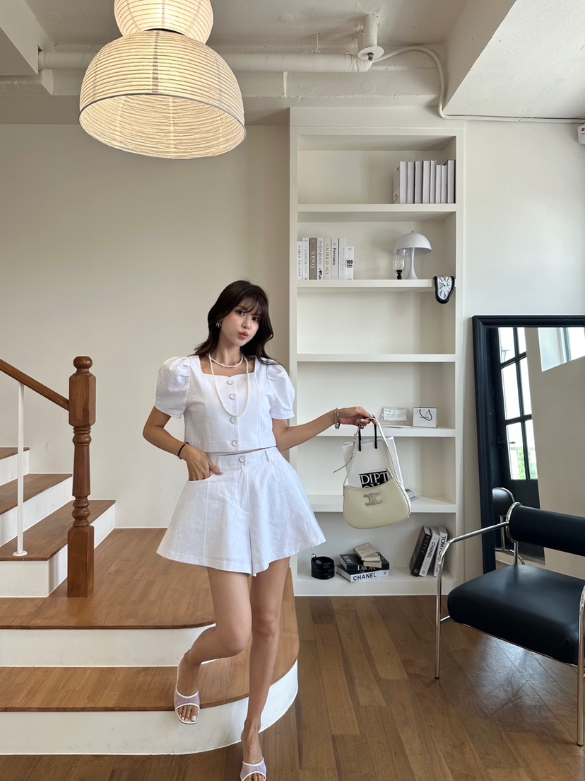 BANI BLUBH直郵韓國代購女裝新款熱賣真品職業人氣襯衫蕾絲衫BANI BLUSH襯衫/蕾絲衫