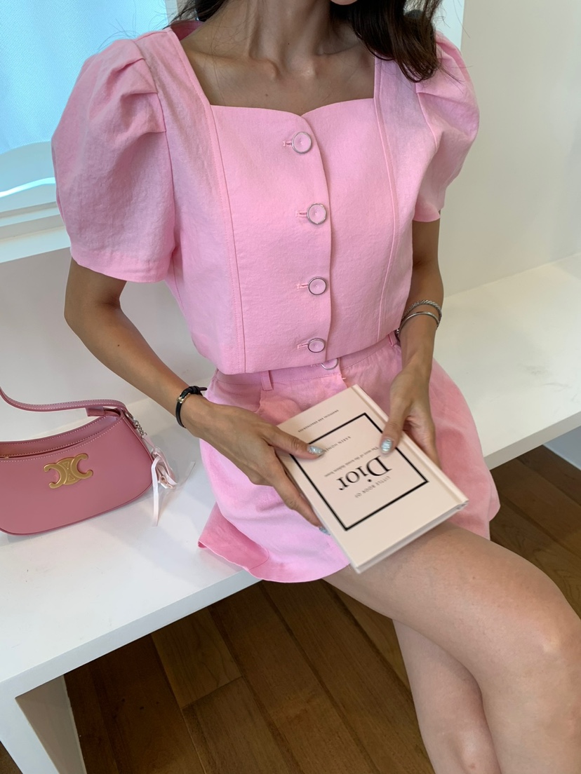 BANI BLUBH直郵韓國代購女裝新款熱賣真品職業人氣襯衫蕾絲衫BANI BLUSH襯衫/蕾絲衫