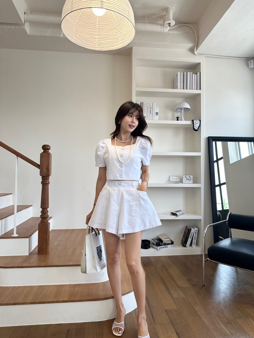 BANI BLUBH直郵韓國代購女裝新款熱賣真品職業人氣襯衫蕾絲衫BANI BLUSH襯衫/蕾絲衫