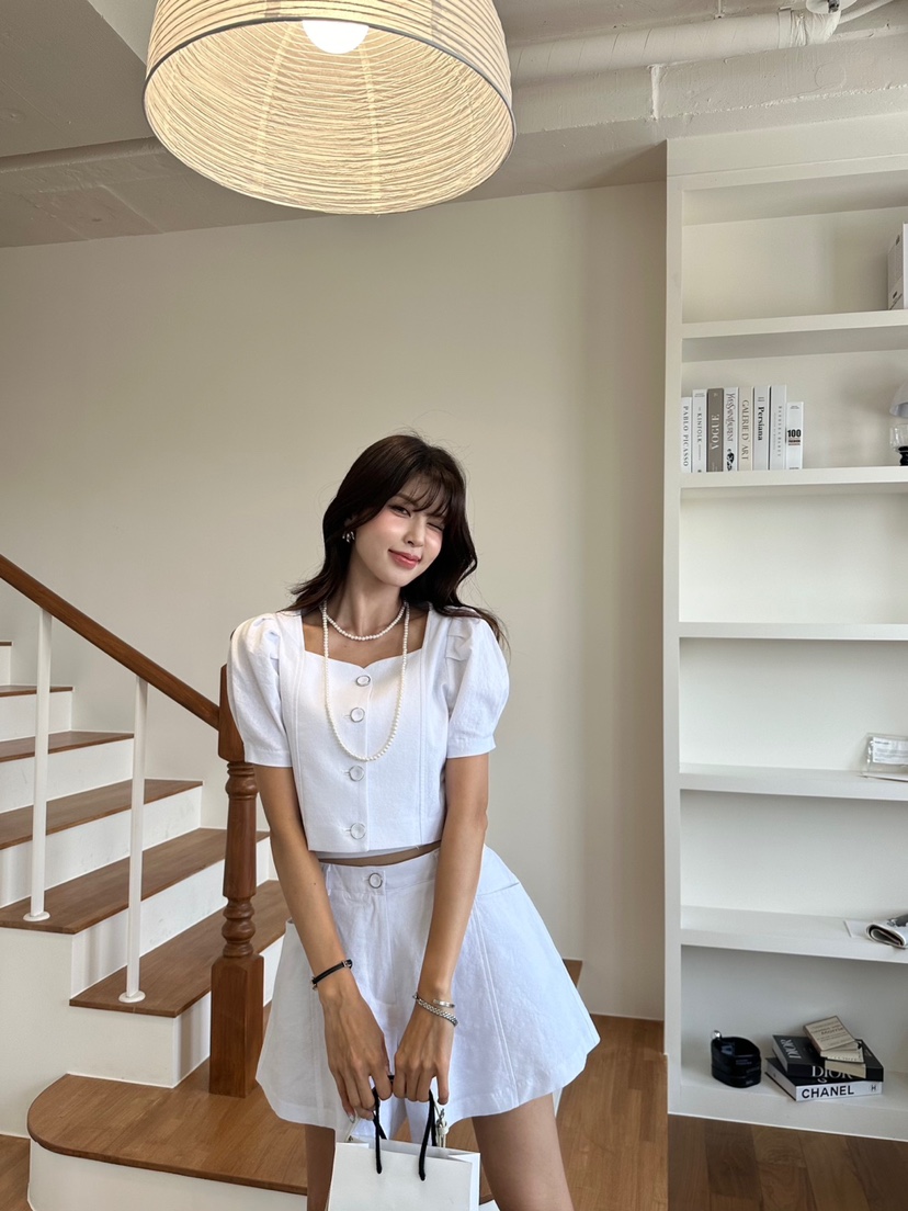 BANI BLUBH直郵韓國代購女裝新款熱賣真品職業人氣襯衫蕾絲衫BANI BLUSH襯衫/蕾絲衫