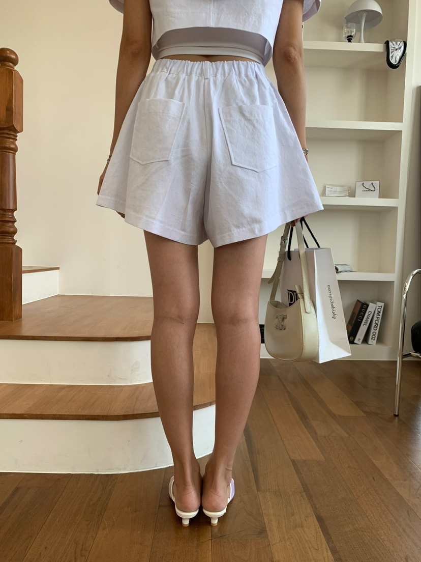 BANI BLUBH韓國直郵東大門代購女裝新款真品休閑24春夏短褲BANI BLUSH短褲