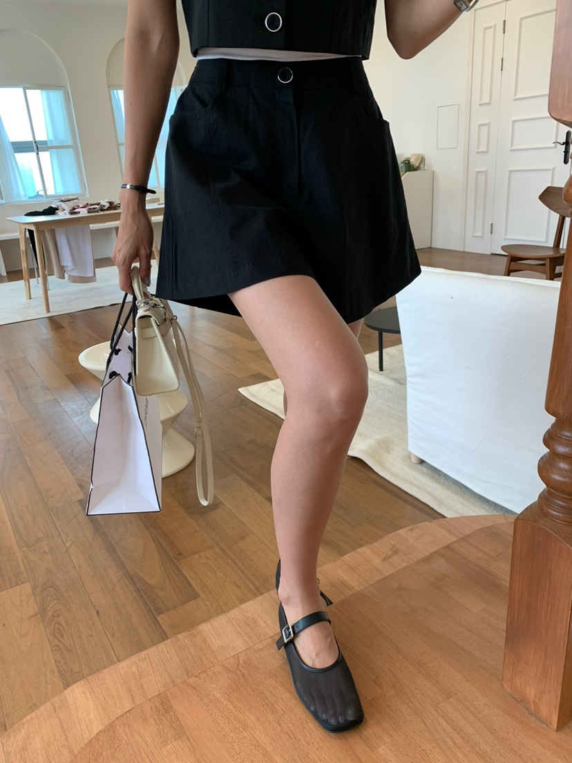 BANI BLUBH韓國直郵東大門代購女裝新款真品休閑24春夏短褲BANI BLUSH短褲