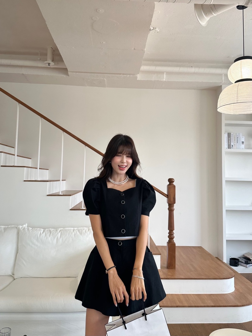 BANI BLUBH韓國直郵東大門代購女裝新款真品休閑24春夏短褲BANI BLUSH短褲