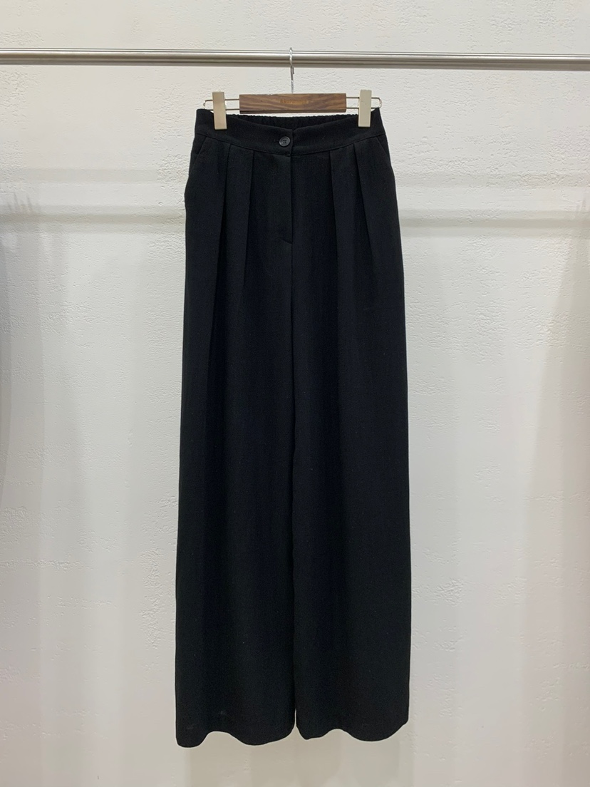 BANI BLUBH韓國直郵東大門實拍女裝新品熱賣休閑休閑褲亞麻BANI BLUSH休閑褲圖色2