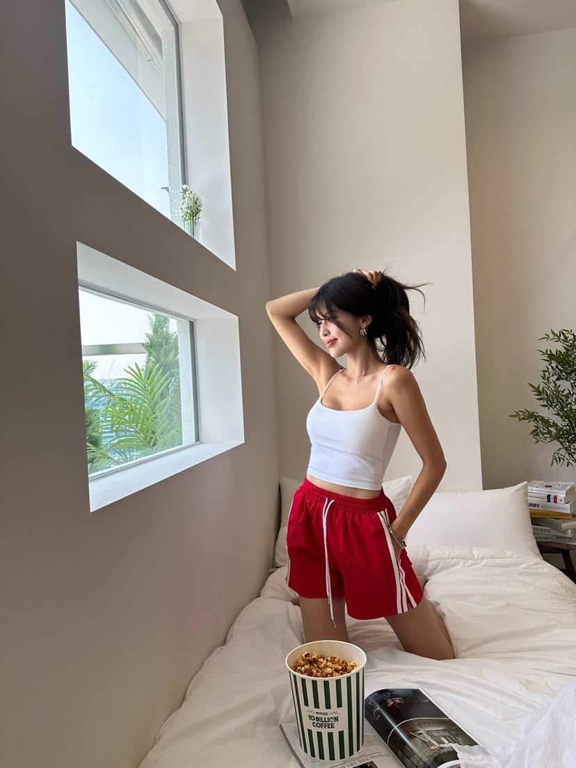 BANI BLUBH韓國直郵女裝新款休閑時尚職業熱賣24春夏短褲BANI BLUSH短褲