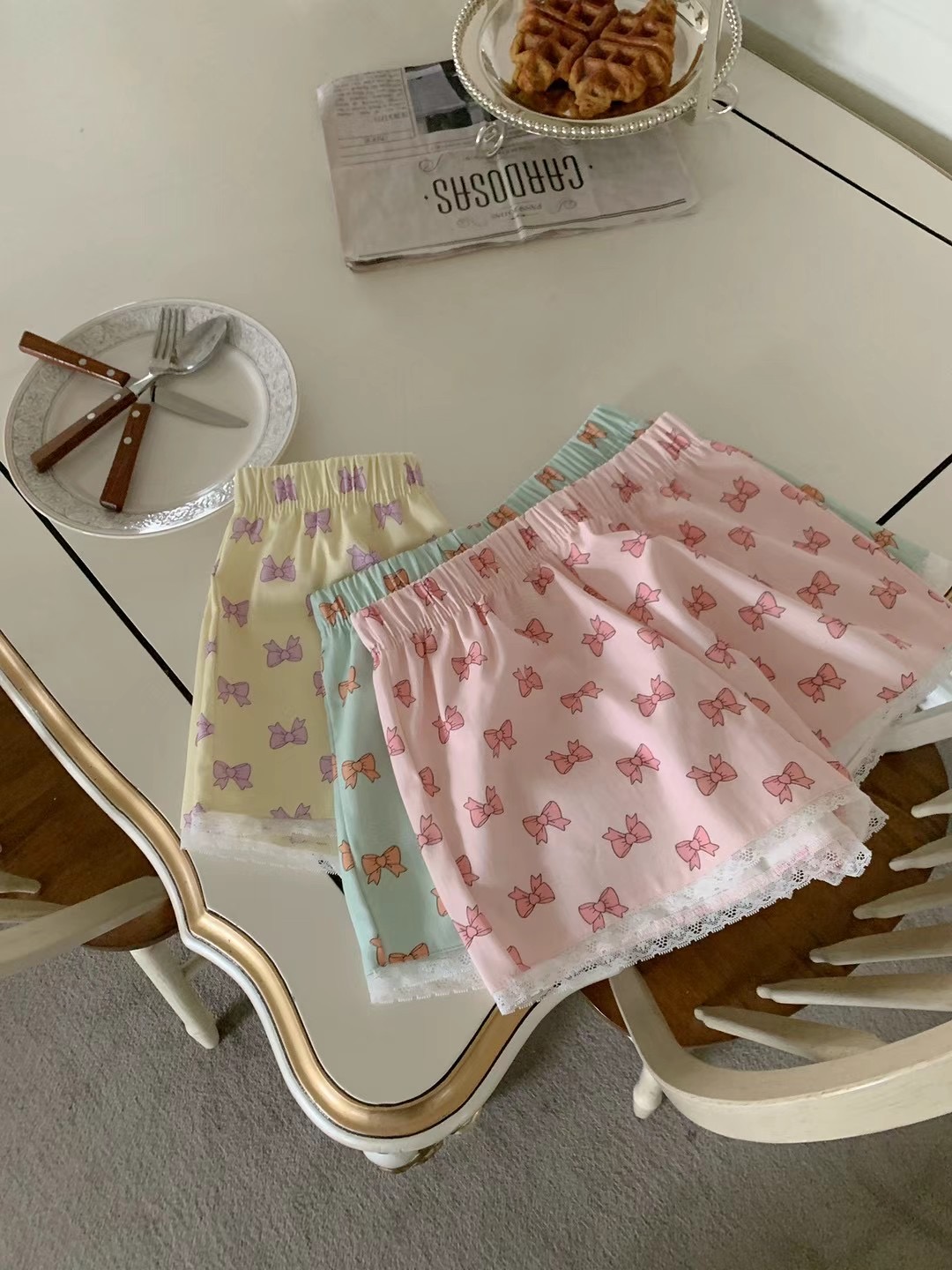 lalafit直郵韓國代購女士新品熱賣推薦24春夏真品短褲蕾絲lalafit短褲
