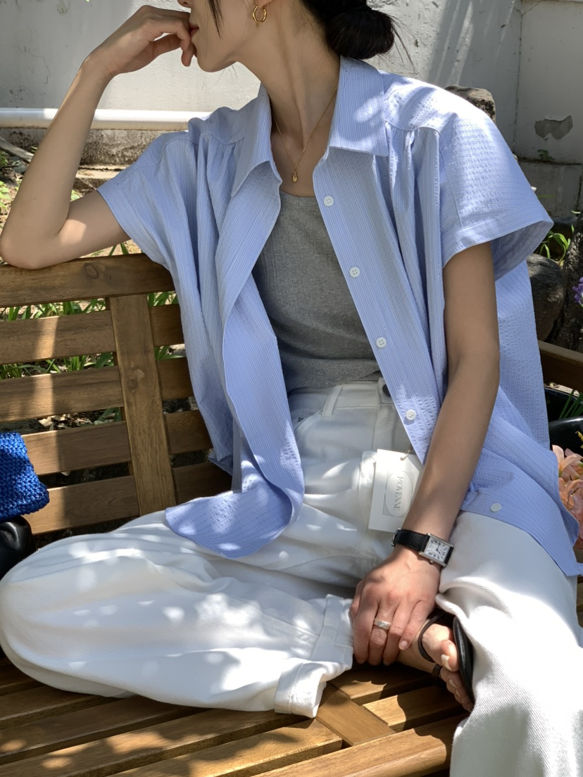 MOVENNE韓國直郵東大門實拍女裝新款人氣休閑推薦襯衫蕾絲衫MOVENNE襯衫/蕾絲衫