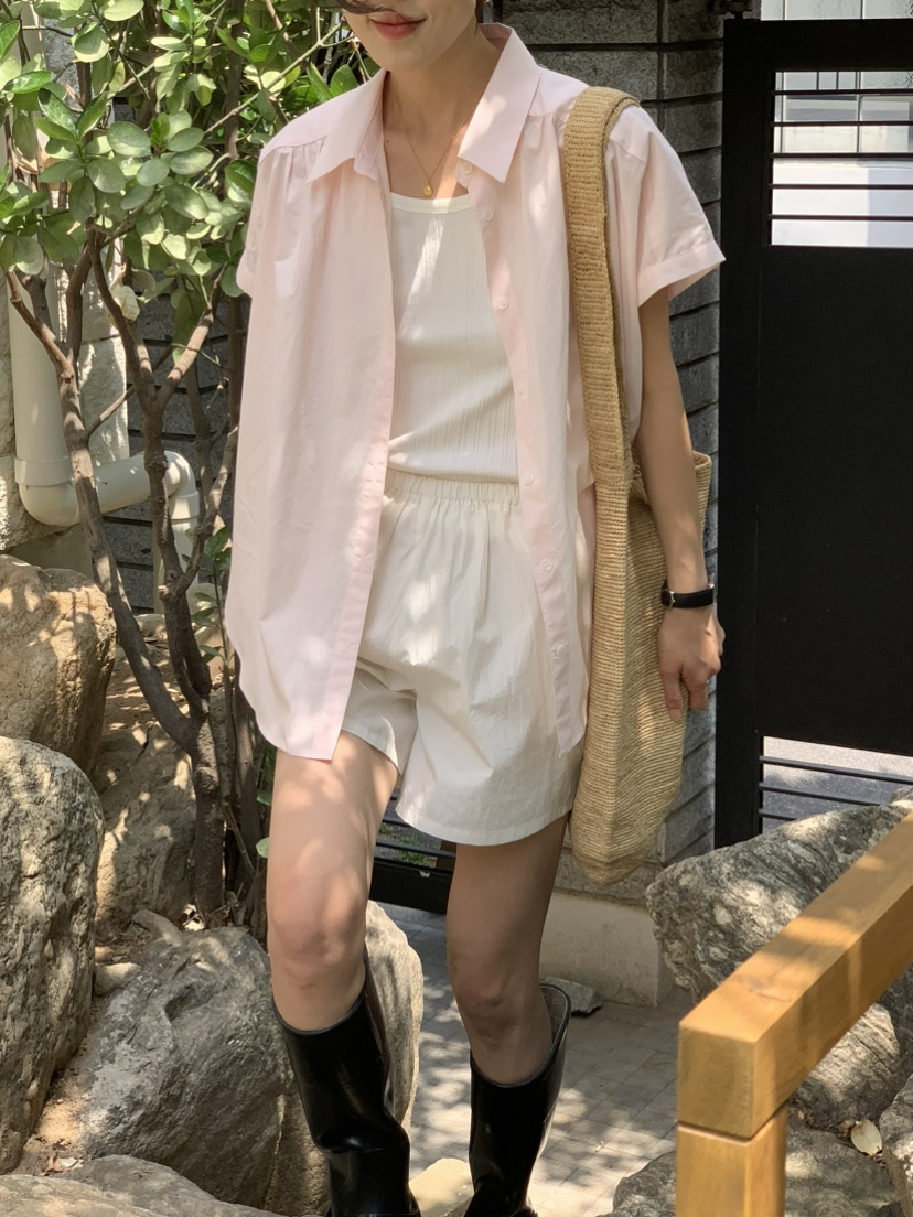 MOVENNE韓國直郵東大門實拍女裝新款人氣休閑推薦襯衫蕾絲衫MOVENNE襯衫/蕾絲衫圖色4