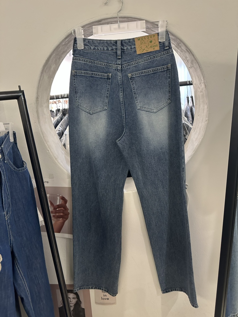 MULCUP-訂貨周期5-30天韓國直郵東大門代購女裝新品推薦牛仔褲CABINET牛仔褲