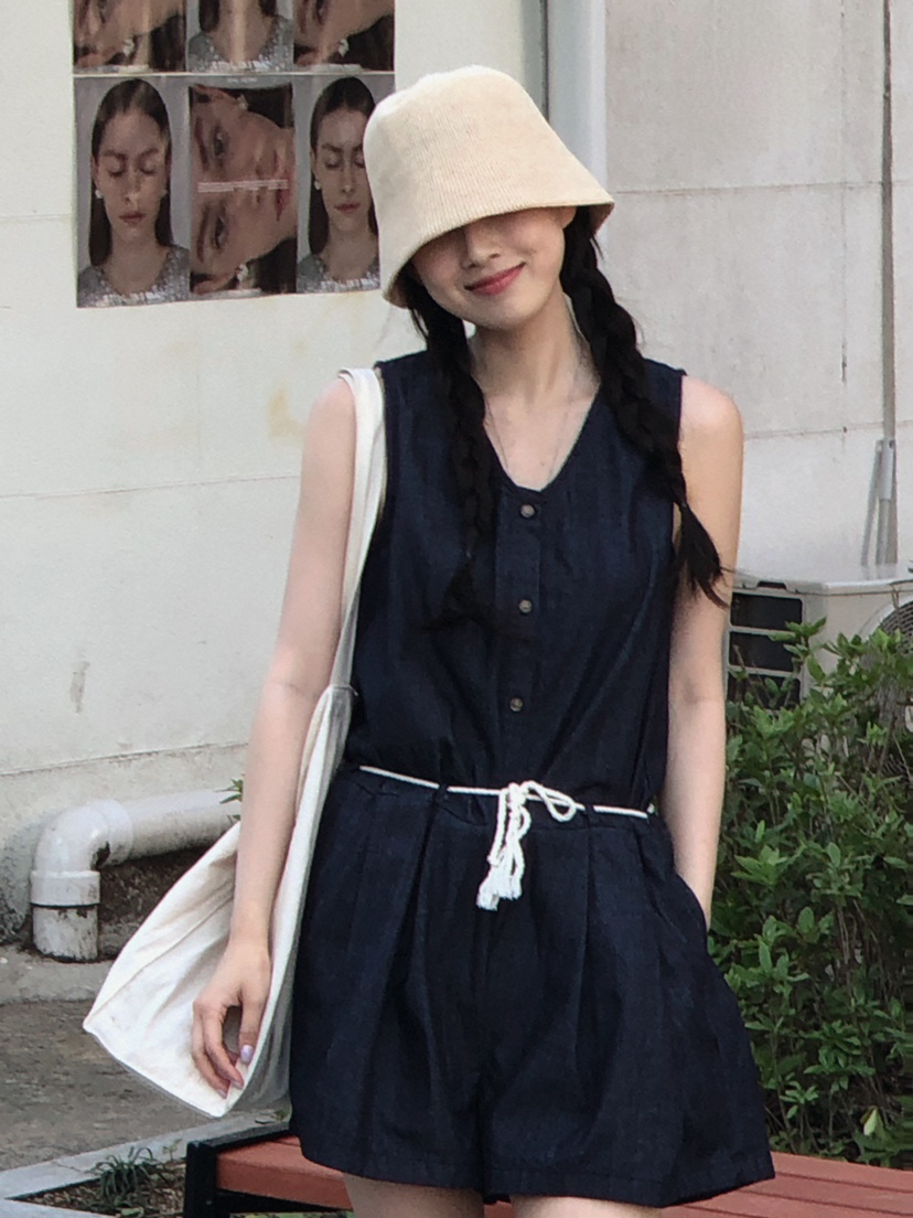 ONDO-P韓國直郵女士新品熱賣推薦時尚真品職業休閑24春夏連體褲ONDO-P連體褲