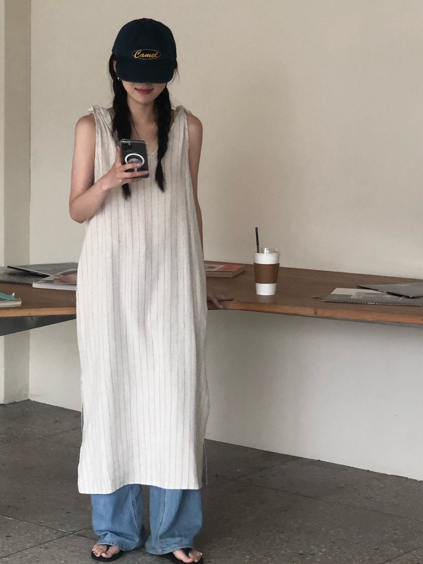 ONDO-P韓國直郵東大門代購女士新款休閑熱賣真品24春夏連衣裙ONDO-P連衣裙