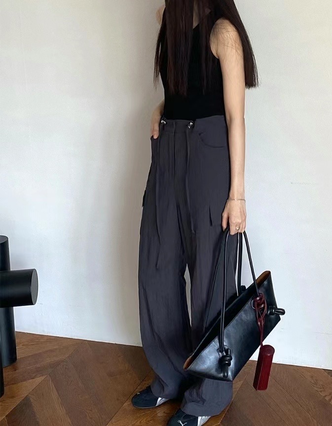 SLUB直郵韓國代購女士新款時尚職業真品推薦休閑人氣休閑褲SLUB休閑褲