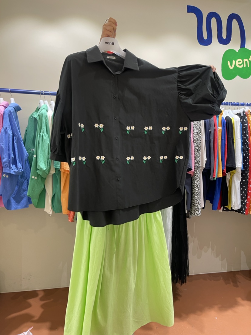 Venti直郵韓國代購女裝新款職業真品休閑熱賣推薦襯衫蕾絲衫VENTI襯衫/蕾絲衫圖色4