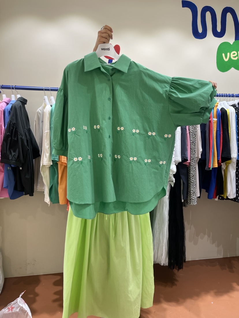 Venti直郵韓國代購女裝新款職業真品休閑熱賣推薦襯衫蕾絲衫VENTI襯衫/蕾絲衫圖色5