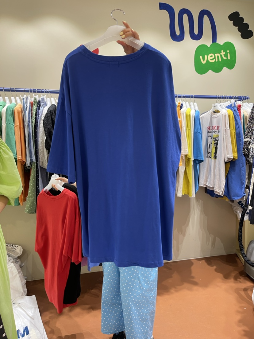 Venti韓國直郵東大門代購女裝新品熱賣24春夏真品休閑T恤VENTIT恤