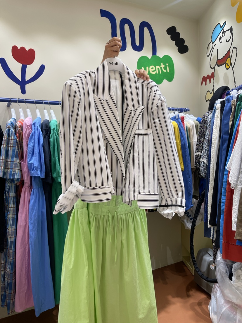 Venti韓國直郵東大門實拍女裝新品人氣推薦24春夏職業夾克VENTI夾克圖色2