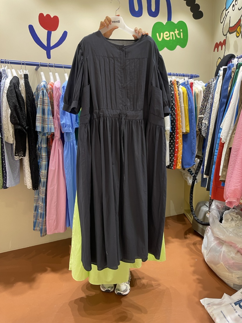 Venti韓國直郵女士新品人氣時尚推薦職業24春夏休閑連衣裙VENTI連衣裙圖色4