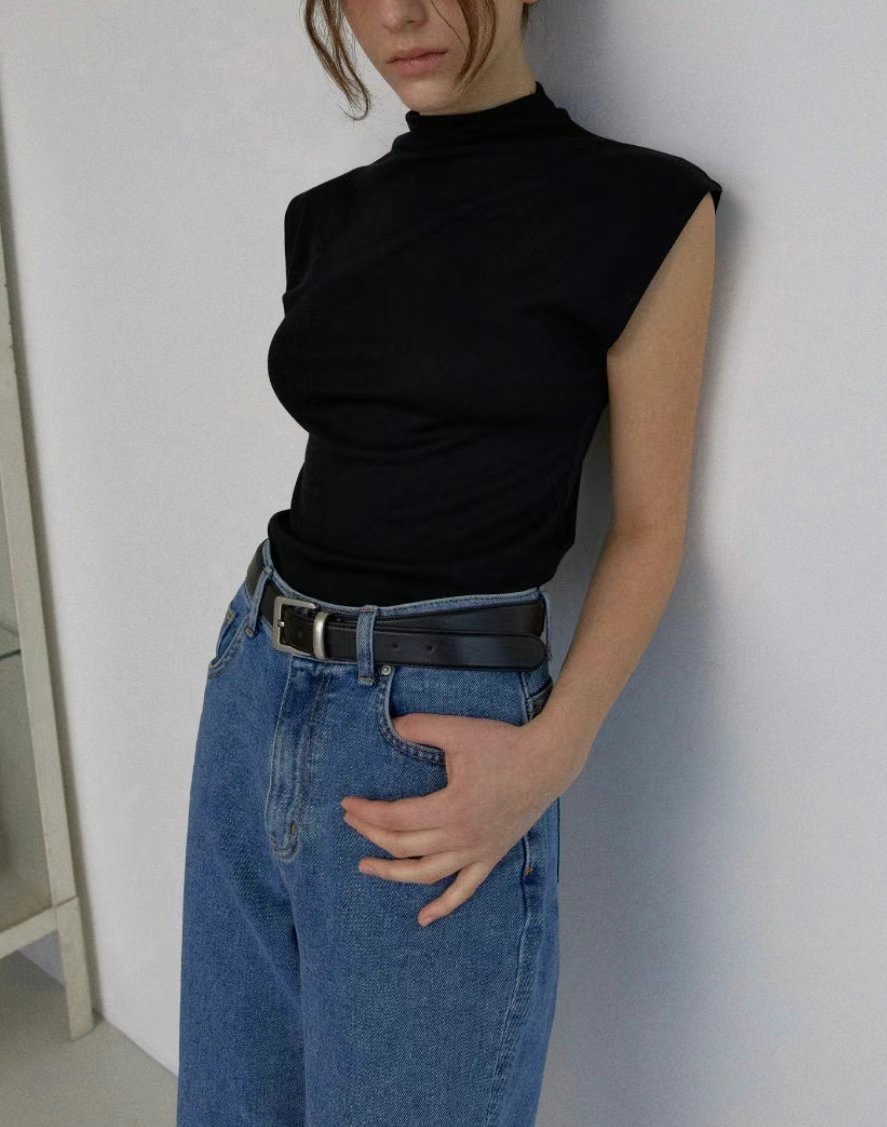 ALAMODE韓國直郵東大門代購女裝新品24春夏真品休閑吊帶背心ALAMODE吊帶/背心