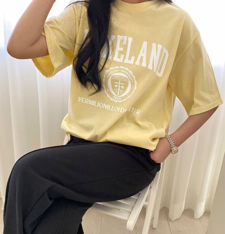 STYLE ZABARA韓國直郵女裝新品休閑24春夏真品人氣推薦T恤STYLE ZABARAT恤
