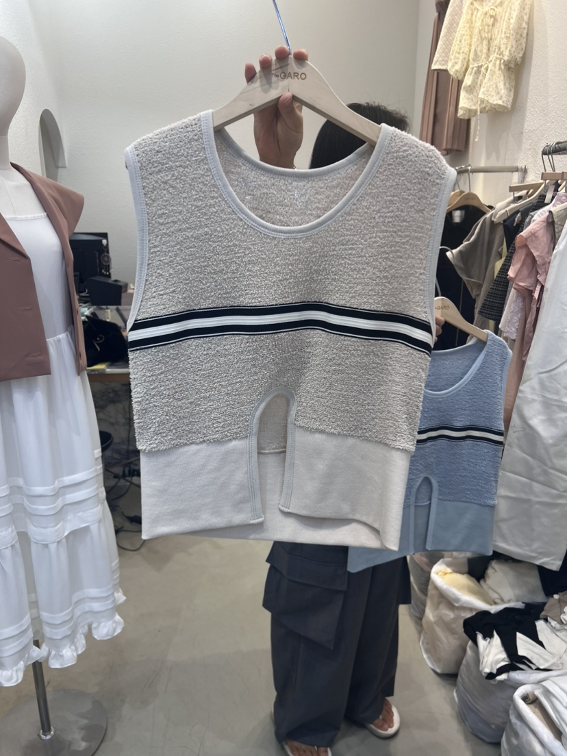 THE GARO韓國直郵東大門實拍女裝新品24春夏推薦吊帶背心HYPEARL吊帶/背心