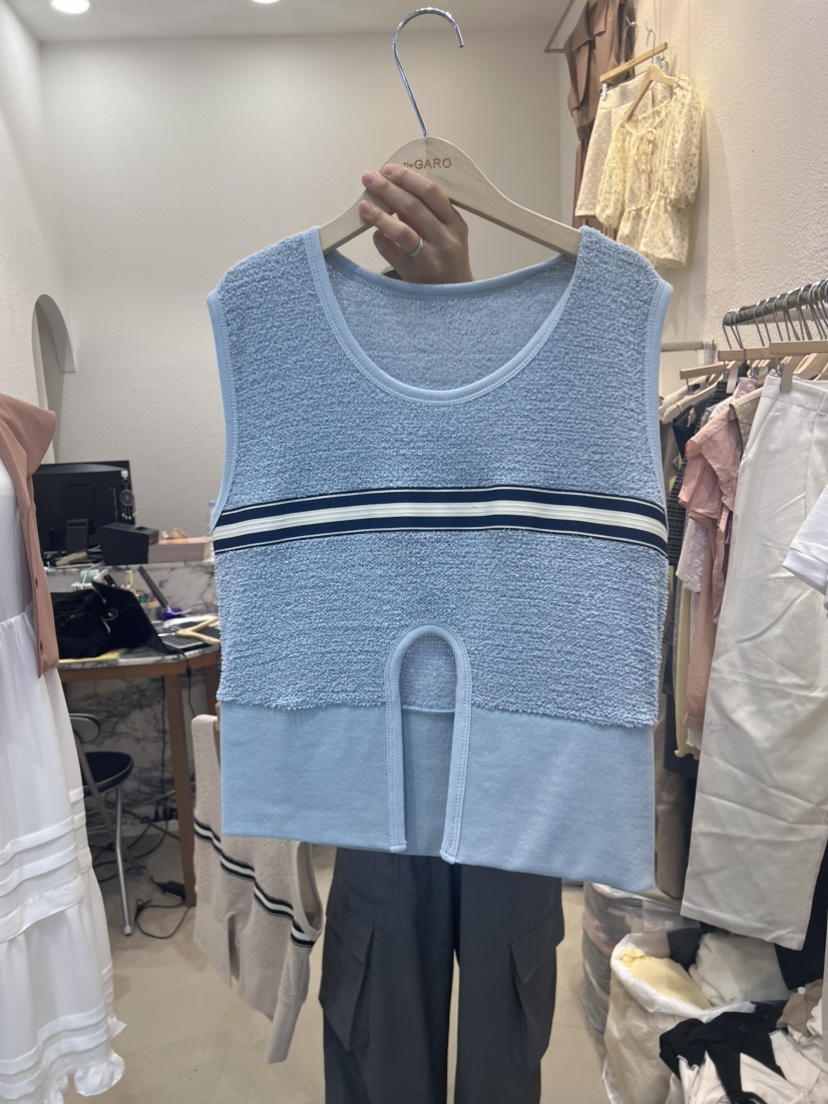 THE GARO韓國直郵東大門實拍女裝新品24春夏推薦吊帶背心HYPEARL吊帶/背心圖色2