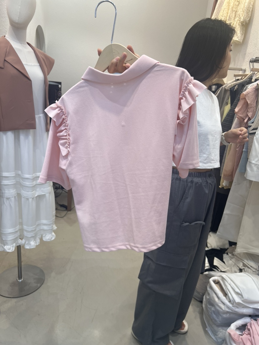 THE GARO韓國直郵東大門代購女裝新款真品24春夏熱賣T恤HYPEARLT恤