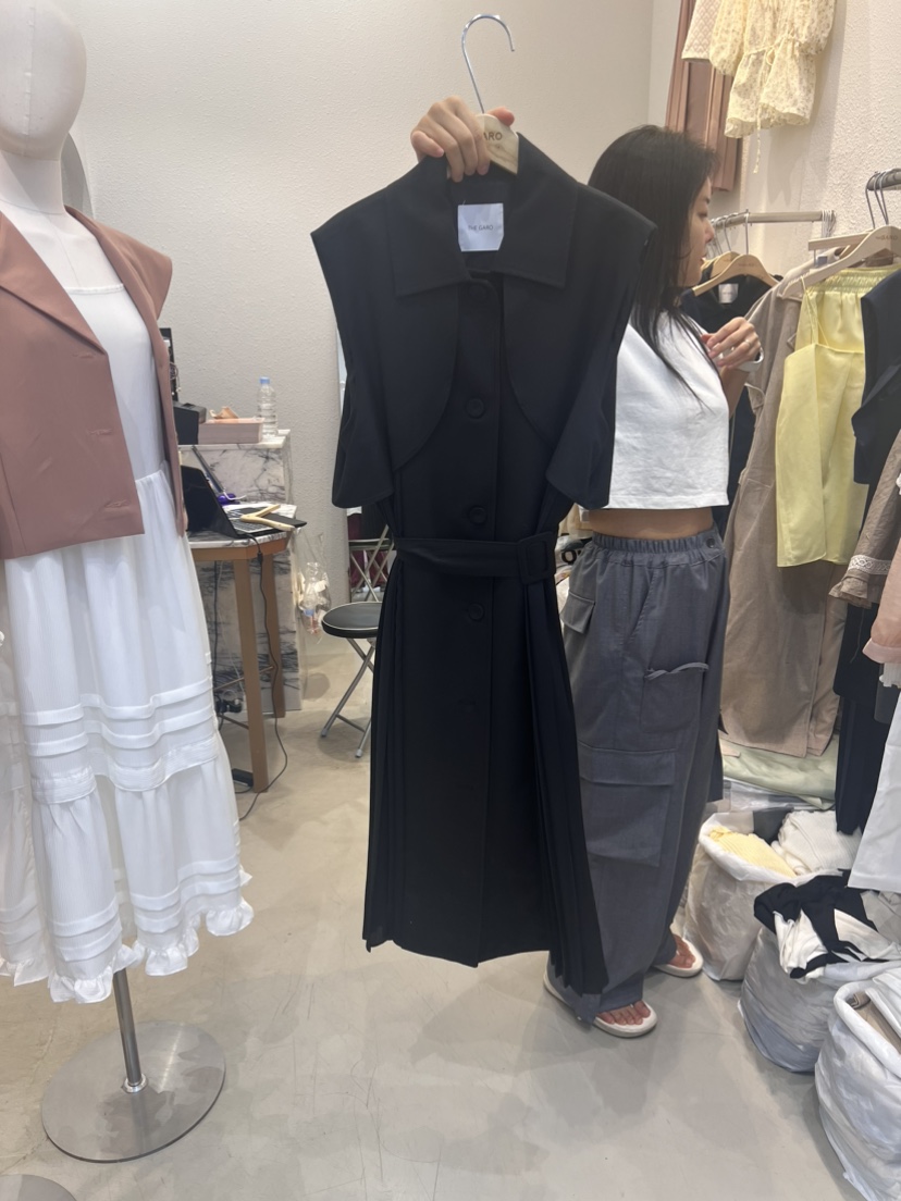 THE GARO韓國直郵東大門實拍女裝新款休閑推薦真品長款風衣HYPEARL長款風衣圖色2