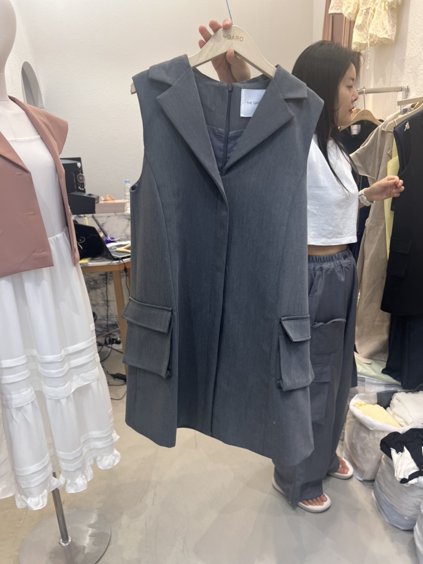 THE GARO韓國直郵女裝新款休閑真品人氣時尚推薦24春夏馬甲HYPEARL馬甲