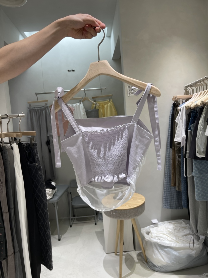 TOO HOT韓國直郵東大門代購女裝新品推薦24春夏吊帶背心蕾絲TOO HOT吊帶/背心