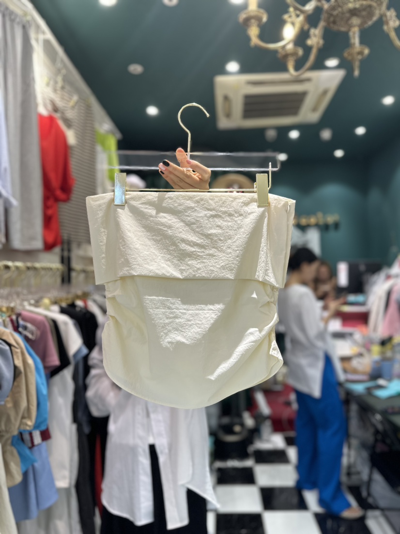 Three color韓國直郵東大門實拍女裝新款24春夏吊帶背心Three color吊帶/背心