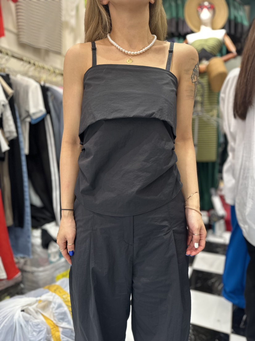 Three color韓國直郵東大門實拍女裝新款24春夏吊帶背心Three color吊帶/背心圖色2