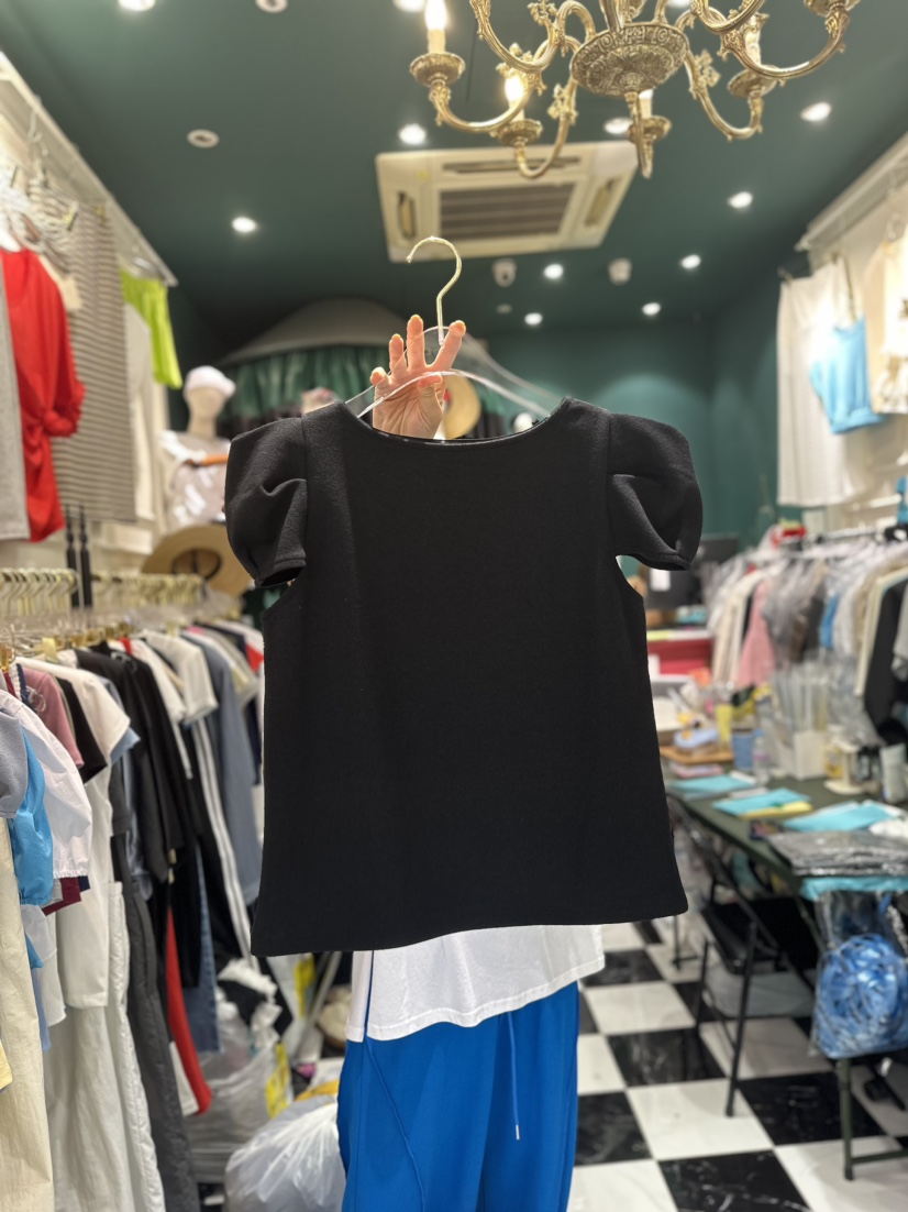 Three color直郵韓國代購女裝新款真品24春夏職業人氣T恤Three colorT恤圖色4
