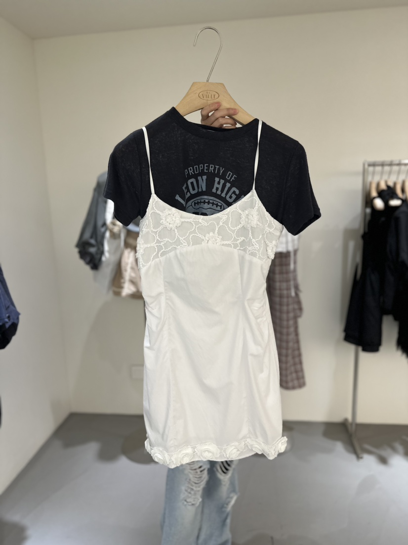 VAULT韓國直郵女裝新品24春夏人氣真品熱賣休閑職業連衣裙VAULT連衣裙