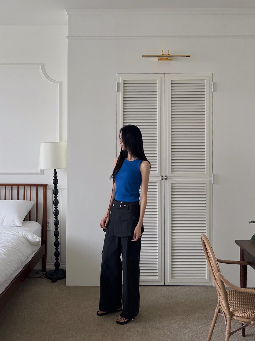 VERANDA直郵韓國代購女裝新品職業時尚24春夏休閑人氣裙褲VERANDA裙褲