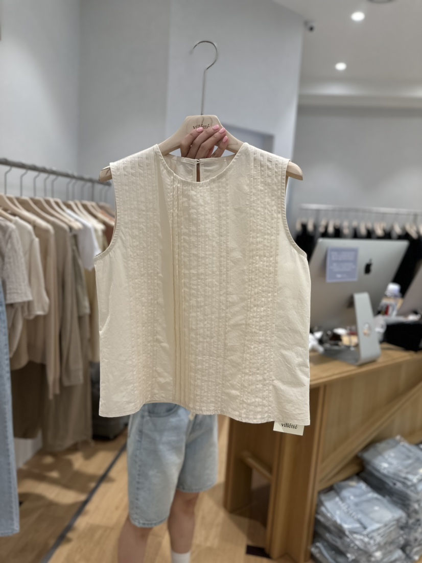 VILLETTE/REFORM直郵韓國代購女裝新品休閑職業推薦吊帶背心CREAM-P吊帶/背心圖色2