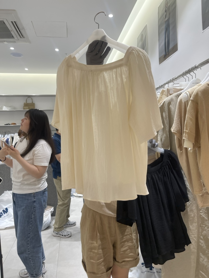 WOOD SAGE韓國直郵東大門代購女裝新品休閑職業襯衫蕾絲衫WOOD SAGE襯衫/蕾絲衫