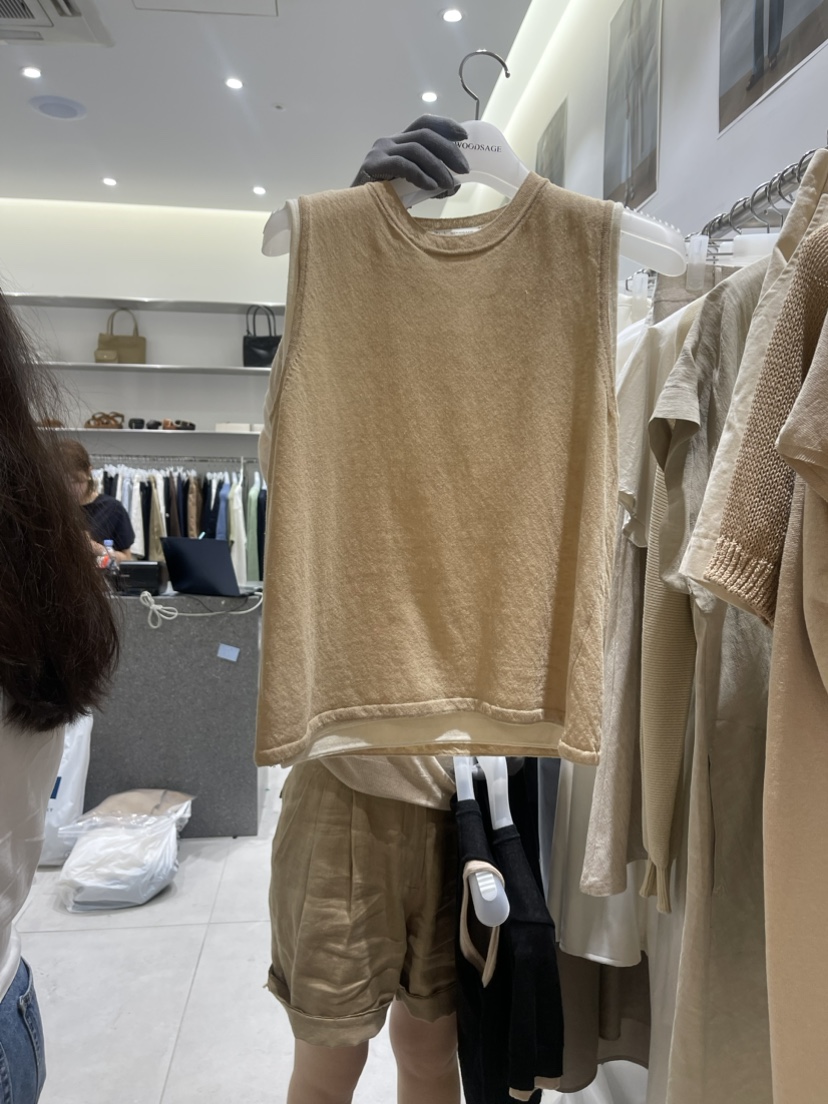 WOOD SAGE韓國直郵東大門實拍女裝新品人氣真品職業吊帶背心WOOD SAGE吊帶/背心