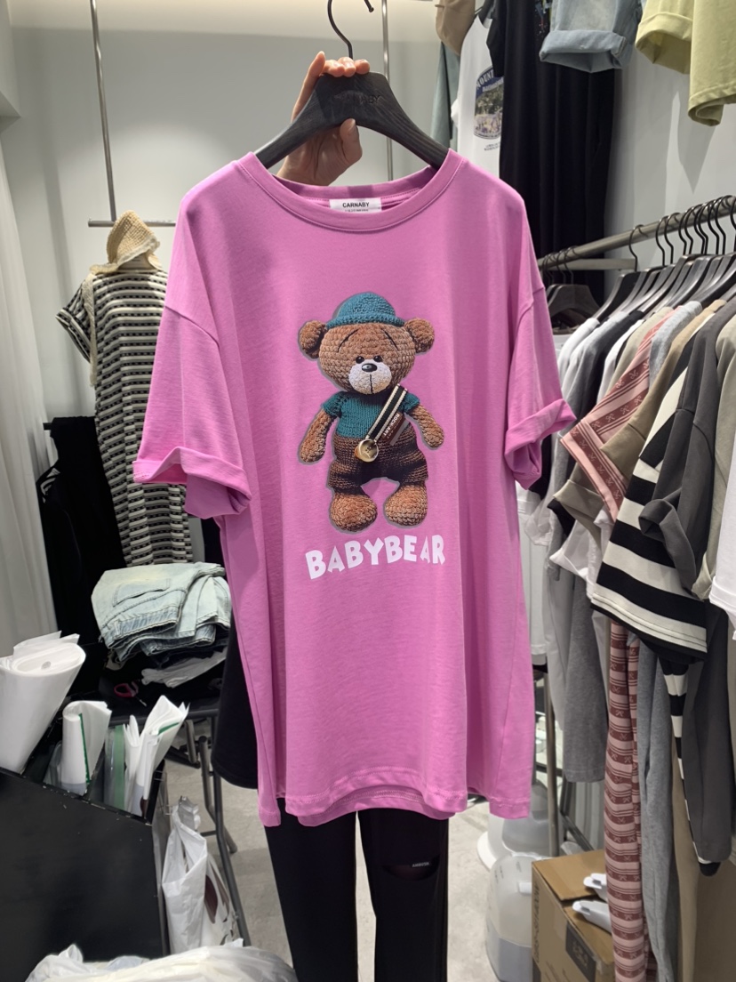 CARNABY韓國直郵東大門代購女裝新品時尚休閑人氣推薦熱賣T恤CARNABYT恤圖色2