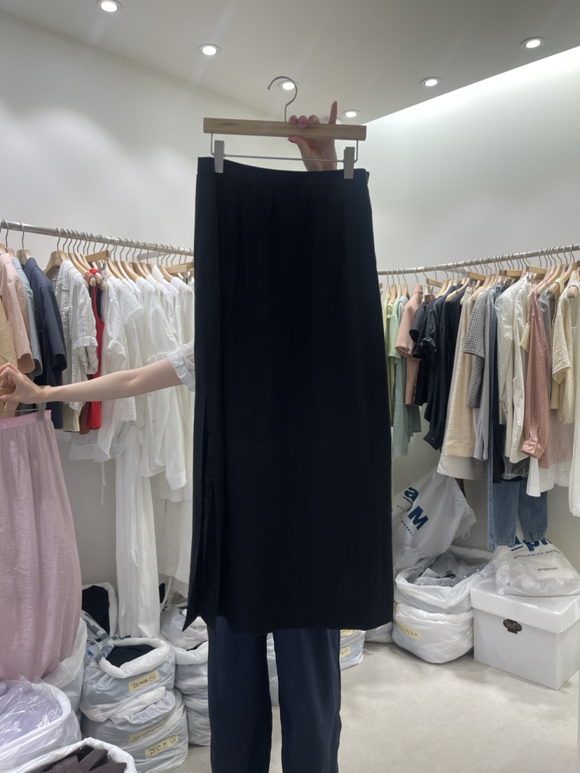 Sendtwo直郵韓國代購女裝新品休閑人氣24春夏時尚推薦長裙SENDTWO長裙圖色2