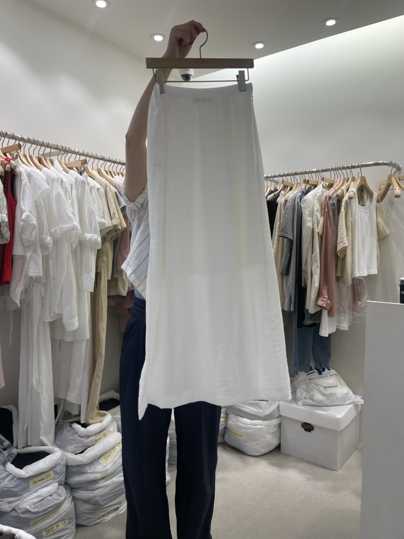Sendtwo直郵韓國代購女裝新品休閑人氣24春夏時尚推薦長裙SENDTWO長裙圖色3