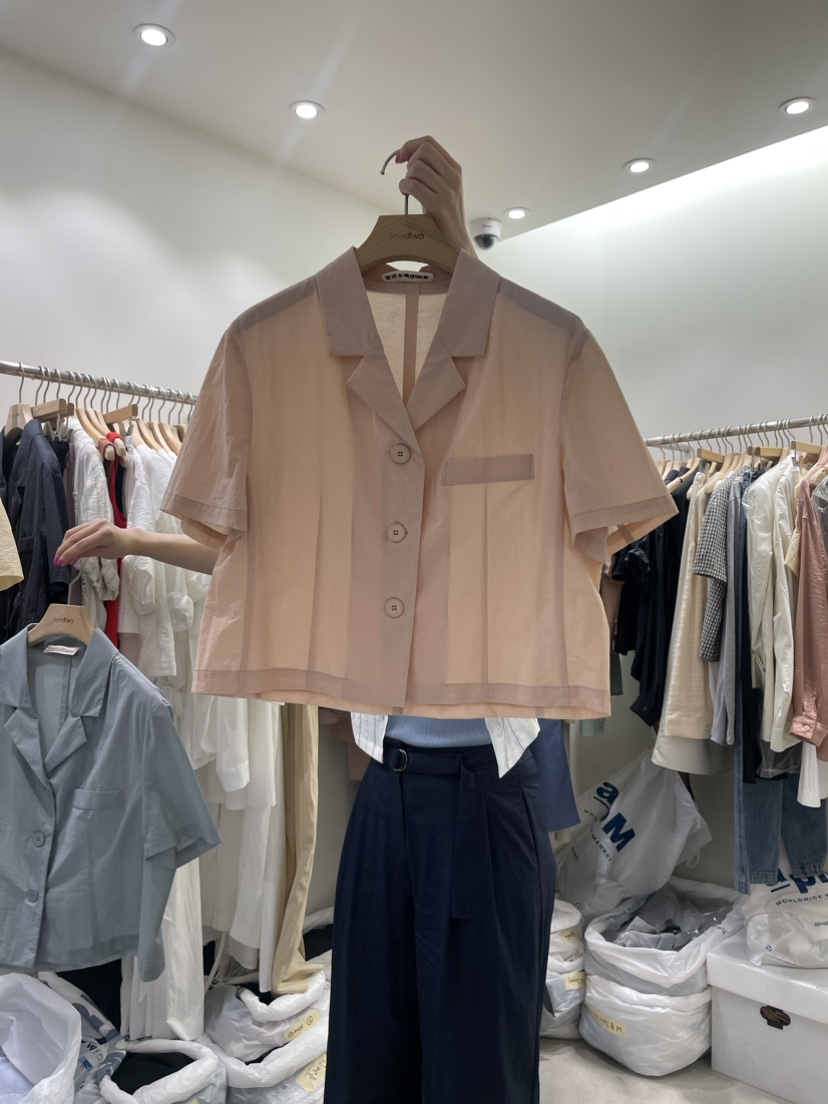 Sendtwo韓國直郵女裝新品真品職業24春夏時尚推薦休閑夾克SENDTWO夾克圖色3